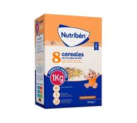 Nutribén Papilla 8 Cereales y Miel +6m 1000 gr Formato Ahorro