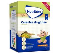 Nutribén Papilla Cereales sin Gluten, 600g