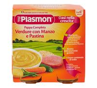 Papilla Completa Plasmon - Verduras con Carne de Vacuno y Pasta Plasmon