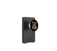 Papillon Dog Granny - Hilo Cuadrado de Ganchillo para Amantes del Ganchillo PopSockets PopWallet para MagSafe