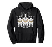 Papillon Dog Rap Old School Retro Streetwear de los 80, 90 y 3 Sudadera con Capucha