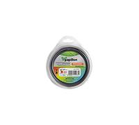 PAPILLON Hilo Nylon Desbrozadoras Cuadrado Dentado Profesional Ø 3,0 mm. Rollo 50 metros. Hilo Nylon Corte Desbrozadores Hierba,