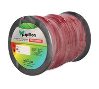 PAPILLON Hilo Nylon Desbrozadoras Cuadrado Professional Ø 5,0 mm. Rollo 100 Metros. Hilo Nylon Corte Desbrozadores Hierba 8061830, Jardin, Maleza