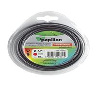 PAPILLON Hilo Nylon y Aluminio Desbrozadoras Redondo Professional Ø 3,5 mm. Rollo 10 metros. Hilo Nylon Corte Hierba, Jardin, Maleza