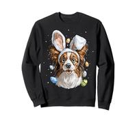 Papillon - Huevos de Conejo de Pascua para Perro, Orejas de Conejo Sudadera