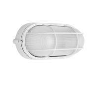 Papillon plafon industrial oval blanco.