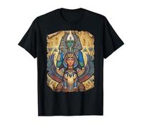 Papiro Antiguo Arte Egipcio Osiris ISIS Horus Mitología Camiseta