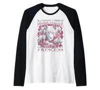 Papis Pequeña Princesa Lobo Divertido Gay LGBTQ Camiseta Manga Raglan