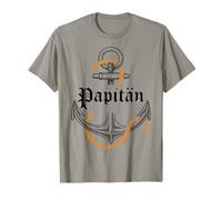 Papitän Dad & Captain of The Family Anchor Father's Day Camiseta
