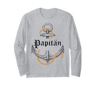 Papitän Dad & Captain of The Family Anchor Father's Day Manga Larga