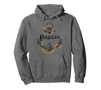 Papitän Dad & Captain of The Family Anchor Father's Day Sudadera con Capucha