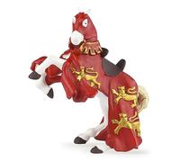 Papo 39340 - Caballo de Ricardo Corazón de León, Rojo [Importado de Alemania]