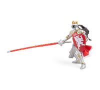 Papo 39386 Rey Dragón Rojo FIGURITA MEDIEVAL-FANTASÍA, Multicolor