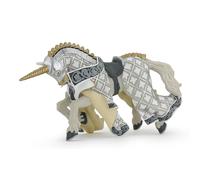 Figura coleccionable de juguete Papo Fantasy World Weapon Master Unicorn Horse a