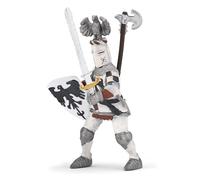 Papo - Figurilla Chevalier Blanc au Cimier, Valeur et Noblesse, Jouet Enfant dès 3 ANS - Inmersión en la Epopeya Medieval y Legendaria