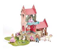 Papo - Castillo de Princesas, Mundo Encantado, Entorno de Cartón de Calidad para Niños a Partir de 3 Años - Invitación a la Creatividad y al Juego Imaginativo