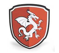 Papo PANOPLIES EN Mousse Chevalier 20005.0 - Escudo Caballero Dragon - Talla única, Multicolor, (20005)