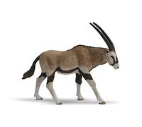 Papo- Figura de antílope Oryx, Color Negro-Beige, 5.5 Inches Long (2050139)