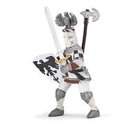 Papo - Figurilla Chevalier Blanc au Cimier, Valeur et Noblesse, Jouet Enfant dès 3 ANS - Inmersión en la Epopeya Medieval y Legendaria