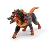 Papo - Figurita Grande - Cerbero de Fuego 36036, Guardián de Leyendas, 15cm, Juguete de Fantasía Medieval, Criatura de Fuego para Historias Heroicas a Partir de 3 Años