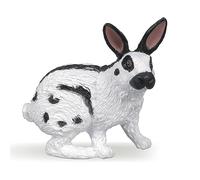 Papo - Figura de Conejo Mariposa Realista - 3 Años + - Colección Vida en la Granja - Juego Educativo Pequeños Animales de Granja - Idea de Regalo Juguete para Niña y Niño