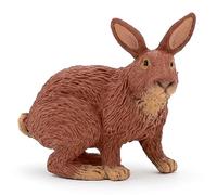 Papo - Figura de Conejo Marrón Realista - 3 Años + - Colección Vida en la Granja - Juego Educativo Pequeños Animales de Granja - Idea de Regalo Juguete para Niña y Niño