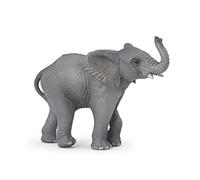 Papo -Figuras pintadas a Mano -Vida Silvestre-Elefante jóven -50225-Coleccionable -para Niños y Niñas de 3 Años o Más