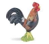 Papo - Figura de Gallo Galo Realista - 3 Años + - Colección Vida en la Granja - Juego Educativo Aves de Corral - Idea de Regalo Juguete para Niña y Niño