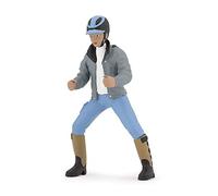 Papo -Figuras pintadas a Mano -Caballos y Potros -Jinete joven-52008-Coleccionable -para Niños y Niñas de 3 Años o Más