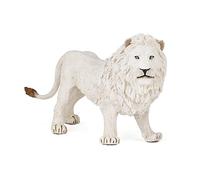Papo Figura de juguete León Blanco (50074) Realista 3 años+ Colección Vida Salvaje