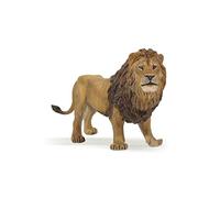 Papo Figura de León Soberano de la Sabana, Colección Vida Salvaje, Niños | Un viaje por el ecosistema africano | el rey de los animales de África | pintado a mano | regalo desde los 3 años de edad