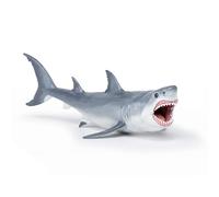 Papo - MEGALODÓN - Figurita Realista - Colección Dinosaurios - Pintado a Mano - Juguete Educativo - Depredador Marino prehistórico, Detalles fieles - Idea de Regalo para niños de 3 años.