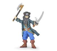 Papo -Figuras pintadas a Mano -Piratas y Corsarios-Barbanegra-39477-Coleccionable -para Niños y Niñas de 3 Años o Más