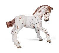 Papo -Figuras pintadas a Mano -Caballos y Potros -Potro Appaloosa marrón-51510-Coleccionable -para Niños y Niñas de 3 Años o Más