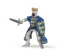 Papo - Figura de Rey Richard Azul Realista - 3 Años + - Colección Fantástico y Medieval - Juego Creativo Universo Real - Idea de Regalo Juguete para Niña y Niño