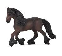 Papo -Figuras pintadas a Mano -Caballos y Potros -Caballo frison-51067-Coleccionable -para Niños y Niñas de 3 Años o Más