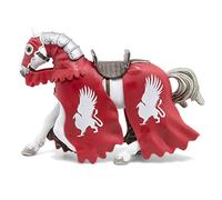 Papo Figura Caballo de Caballero Rojo y Blanco (39955)