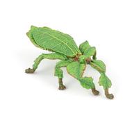 Papo - Figura Insecto Hoja para Niños 3 Años+ - Juguete Educativo Insecto Mimético Tropical - Camuflaje Natural Phyllie Realista - Pintada a Mano - Colección Jardín - 50323