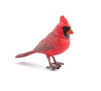 Papo - Figura Pájaro Cardenal Rojo del Norte para Niños 3 Años+ - Juguete Educativo Infantil - Ave Silvestre Realista de Jardín - Pintada a Mano - Colección Garden Animals - 50322