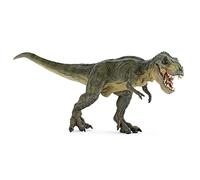 Papo Figura Realista de Dinosaurio T-Rex, Colección Dinosaurios, Niños 3+ | Juego educativo sobre la prehistoria | 32 cm de largo | representado a plena carrera | pintada a mano | regalo para niños