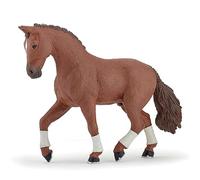Papo -Figuras pintadas a Mano -Caballos y Potros -Caballo hannoveriano alazán-51556-Coleccionable -para Niños y Niñas de 3 Años o Más