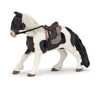 Papo -Figuras pintadas a Mano -Caballos y Potros -Poni con Silla de montar-51117-Coleccionable -para Niños y Niñas de 3 Años o Más