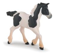 Papo -Figuras pintadas a Mano -Caballos y Potros -Potro COB negro-51508-Coleccionable -para Niños y Niñas de 3 Años o Más