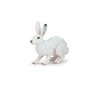 Papo -Figuras pintadas a Mano -Vida Silvestre-Liebre polar-50226-Coleccionable -para Niños y Niñas de 3 Años o Más