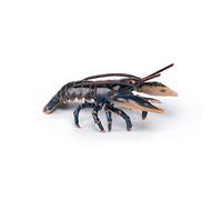 Papo - Figurita de Langosta - de 3 años - El Mundo Marino - Grandes Pinzas y caparazón Resistente - 10,5 x 3,5 x 1,5 cm - Pintada a Mano - Juguete Educativo Realista - Idea de Regalo para niños