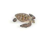 Papo France- Loggerhead Turtle Life Tortuga Figura de Animal Marino, Color marrón (2056005)