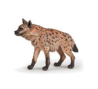 Papo - HYÈNE - Figurita de Animales Salvajes - de 3 años - Vida Salvaje - Pintado a Mano - Estimula la imaginación y el Aprendizaje - Dimensiones : 9 x 2 x 5.5cm - Juguete Educativo - Idea de Regalo