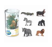 Papo - Mini Animales Salvajes, Set de 6 Figuritas para Niños a partir de 3 Años