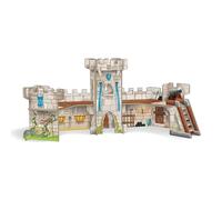 Papo Mini Castillo de Caballeros Medium Isiplay, 33107, Multicolor Figura, Color, Talla única