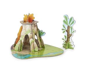 Papo - Mini Decorado Tierra de Dinosaurios Juguete para Niños - 3 Años + - Colección Dinosaurios - Juego Creativo Universo Prehistórico - Idea de Regalo Juguete para Niña y Niño